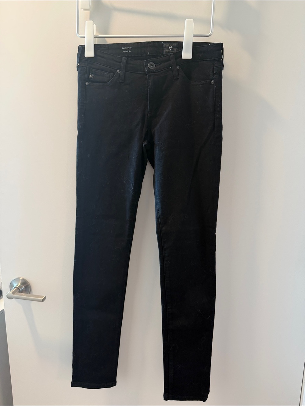Ag Adriano Goldschmied Black Skinny Jeans